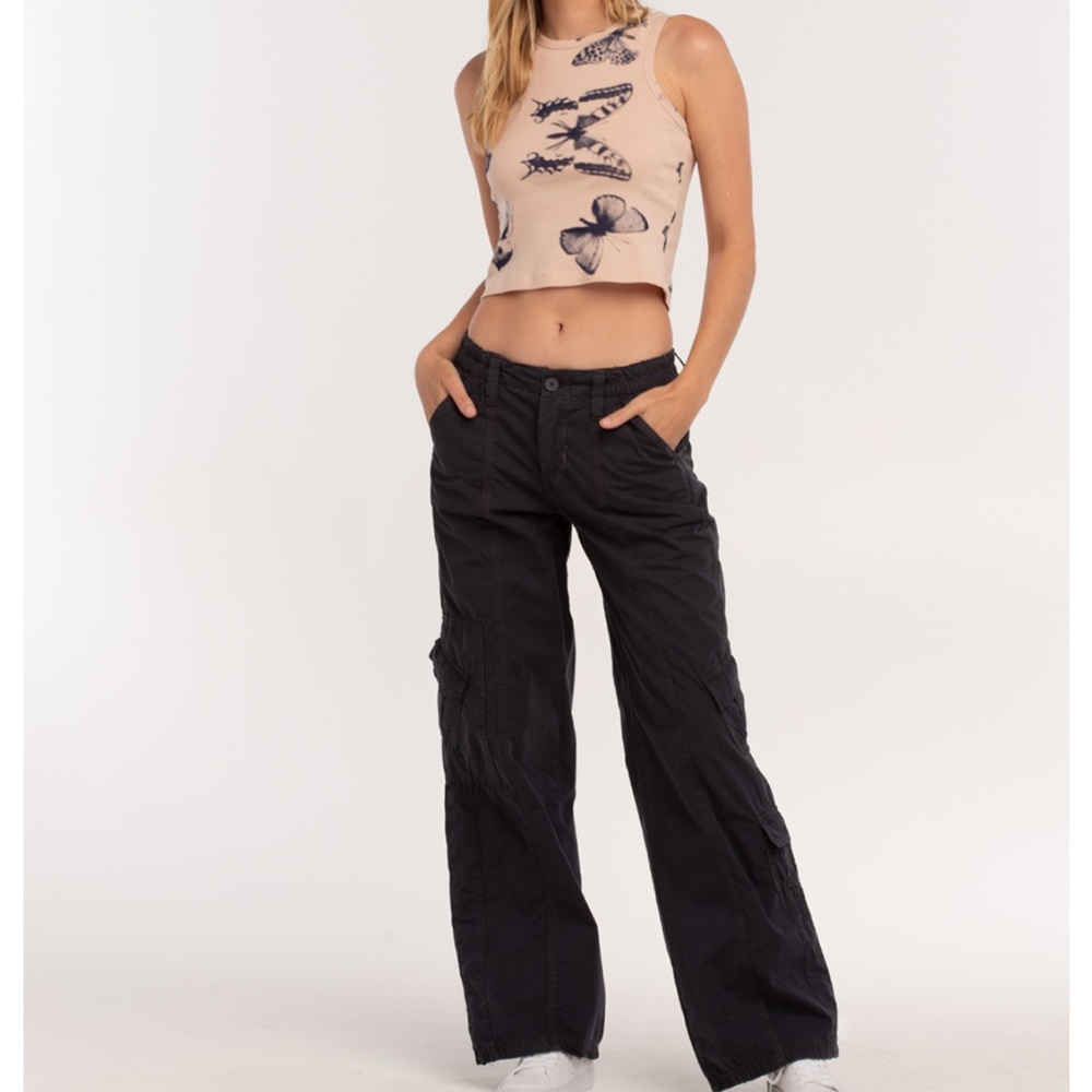 BDG low rise cargo in charcoal